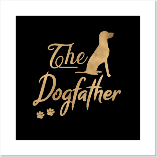 Vizsla Dogfather Posters and Art